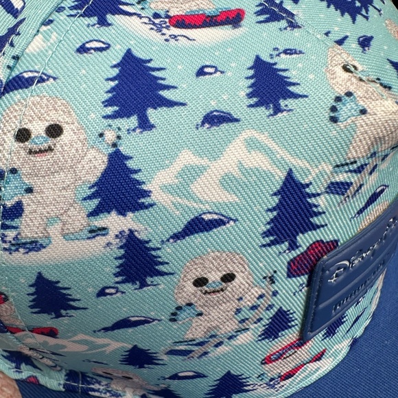 LOUNGEFLY | Disney Parks Yeti Blue Baseball Cap NWT - Picture 3 of 4